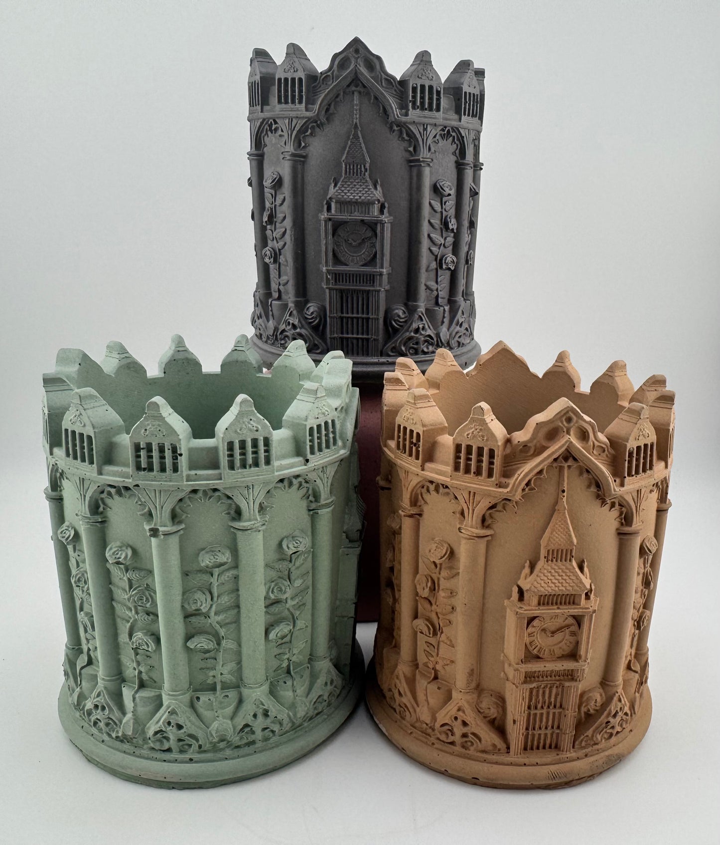 Big Ben and Roses Pot