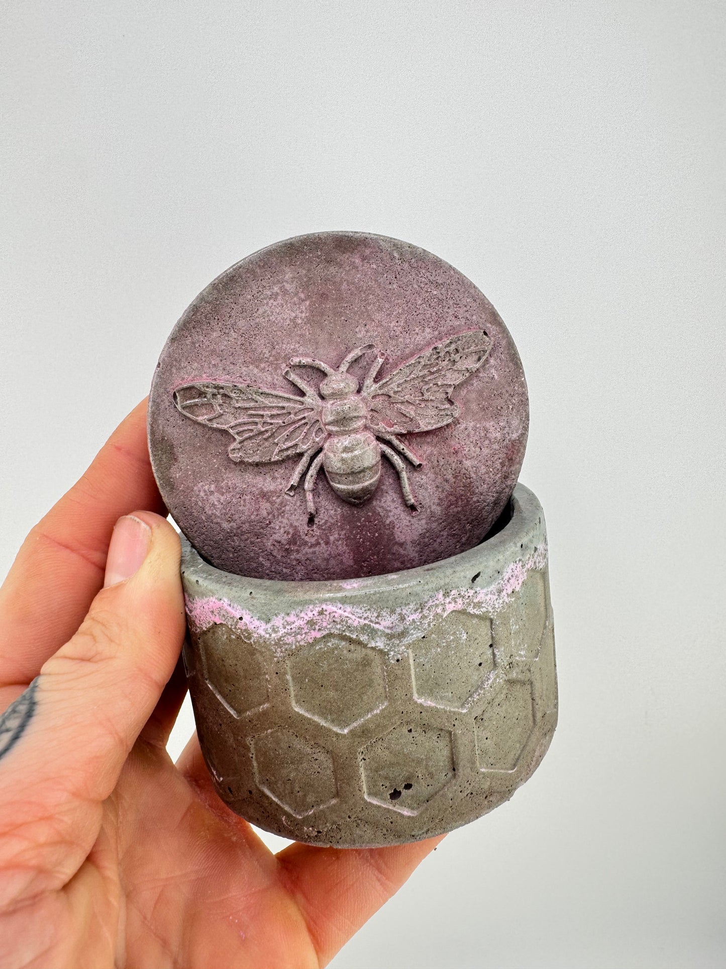 Honey Bee Jar with Lid