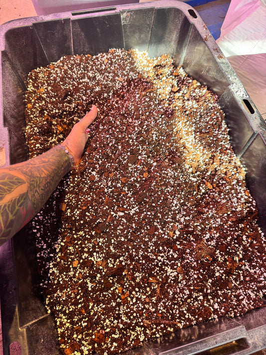 Chunky soil-less blend