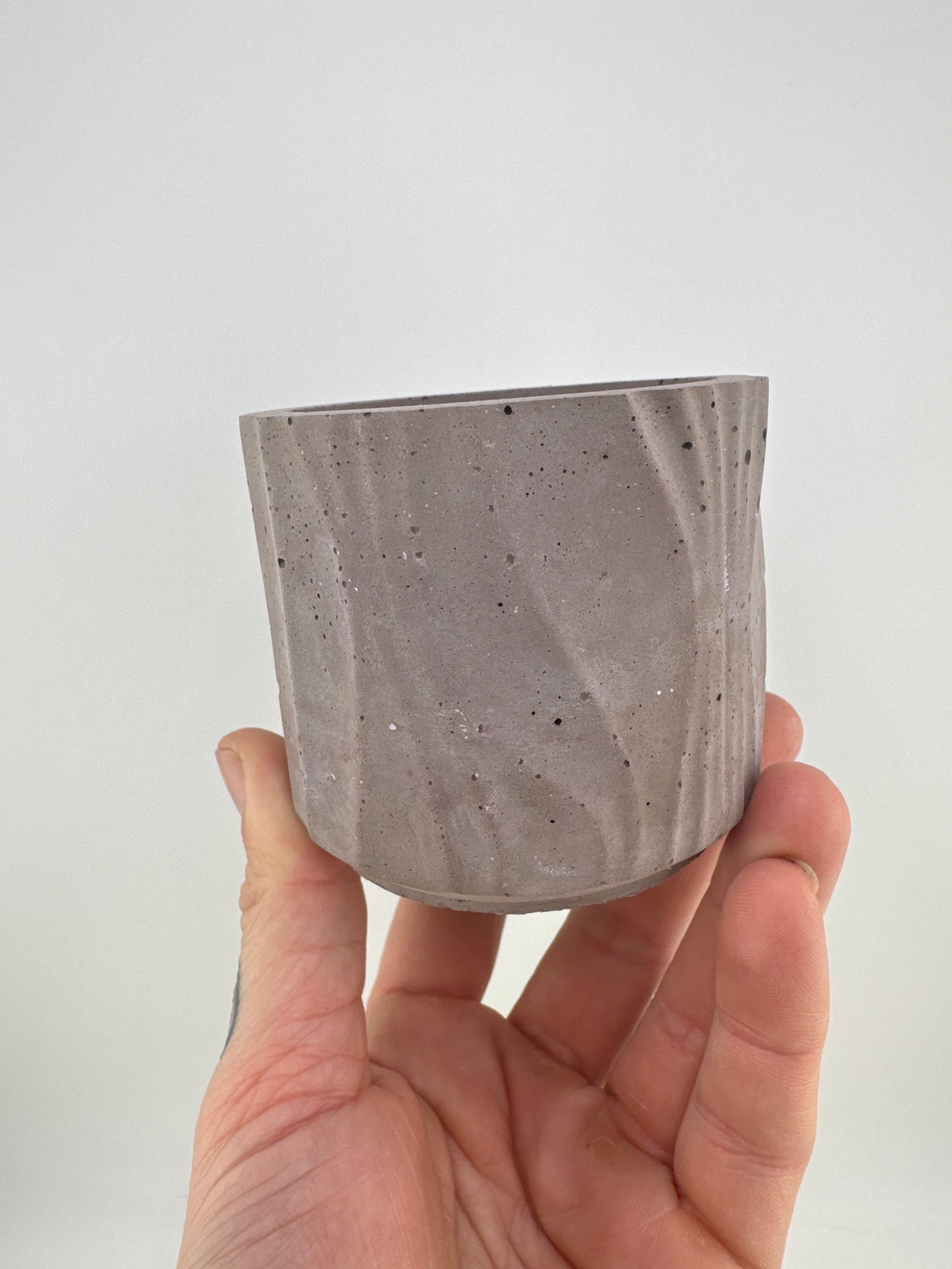 Short Striped Pot