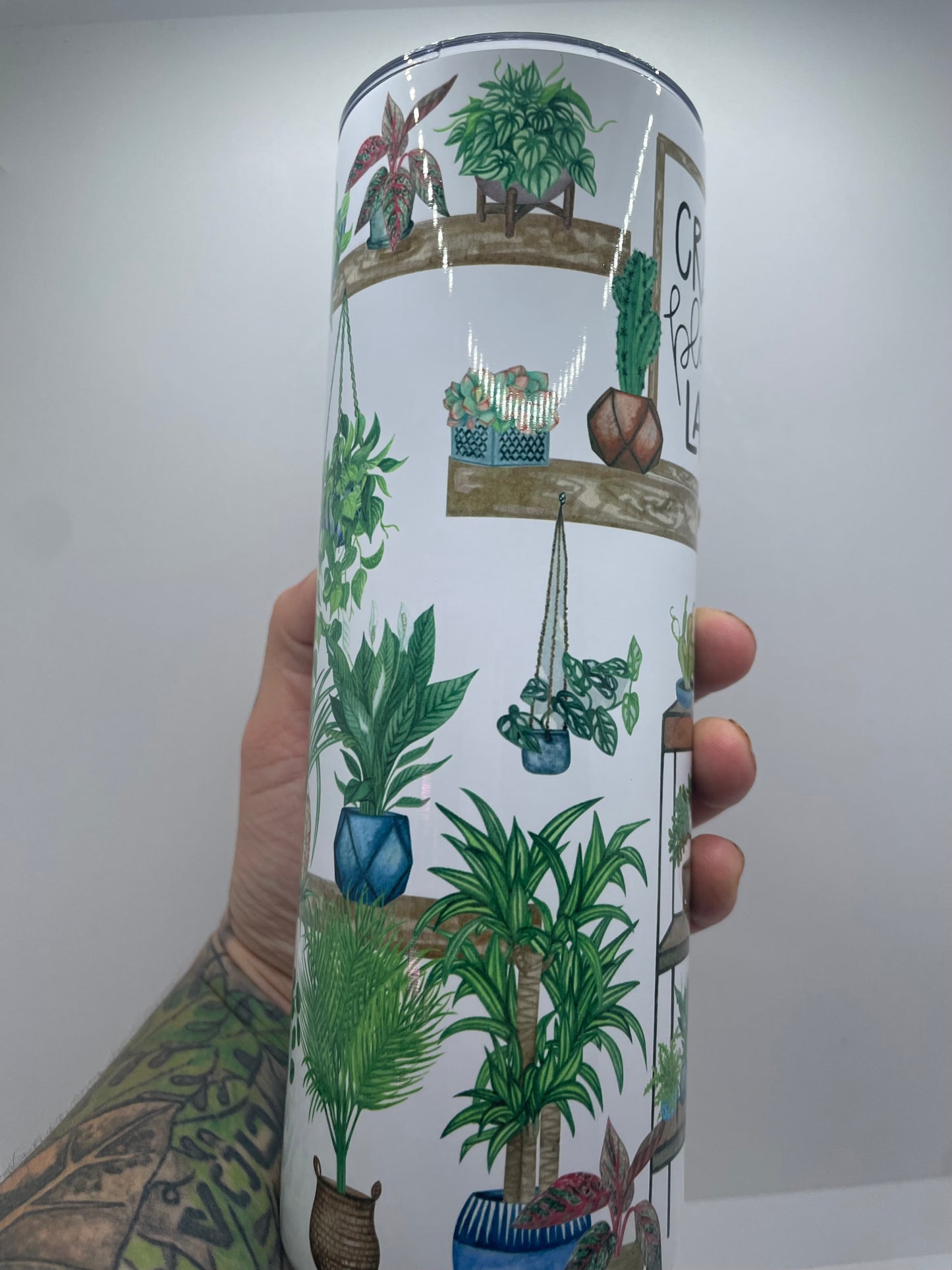 ‘Crazy Plant Lady’ insulated 20oz tumbler