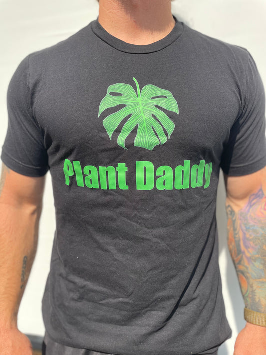 ‘Plant Daddy’ monstera short sleeve T-shirt