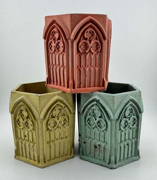 Church Window Architecture Pot