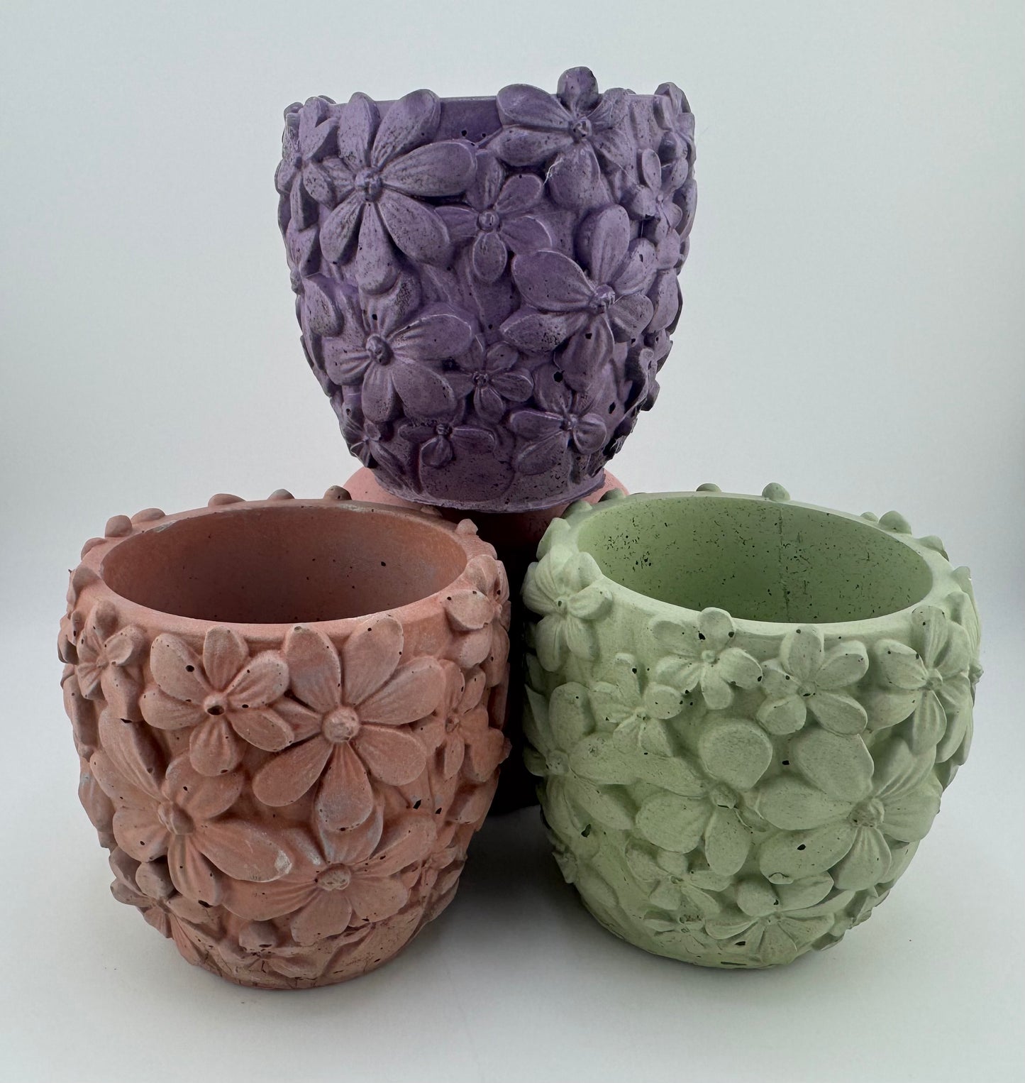 3D Flowers Pot
