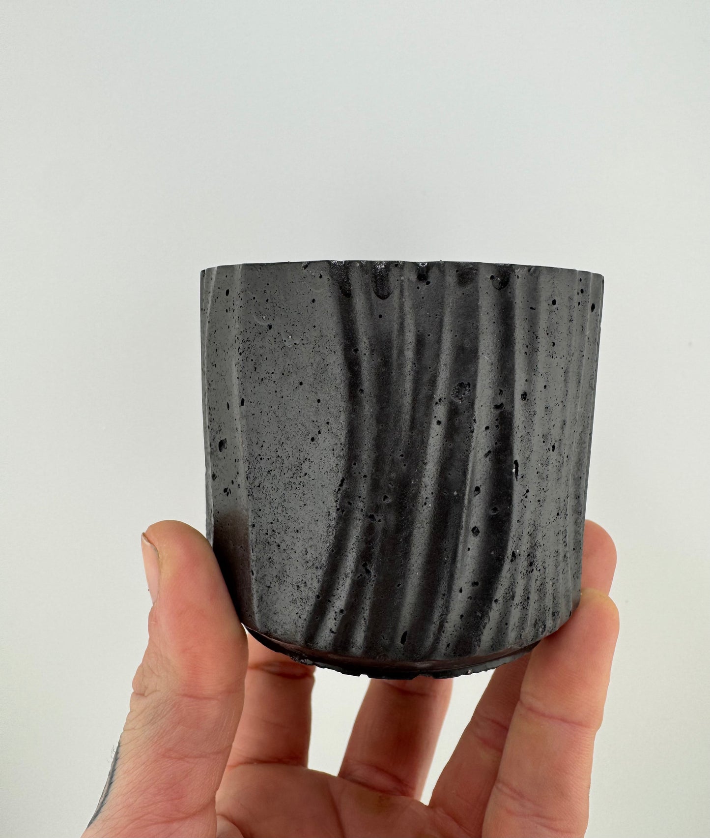 Short Striped Pot