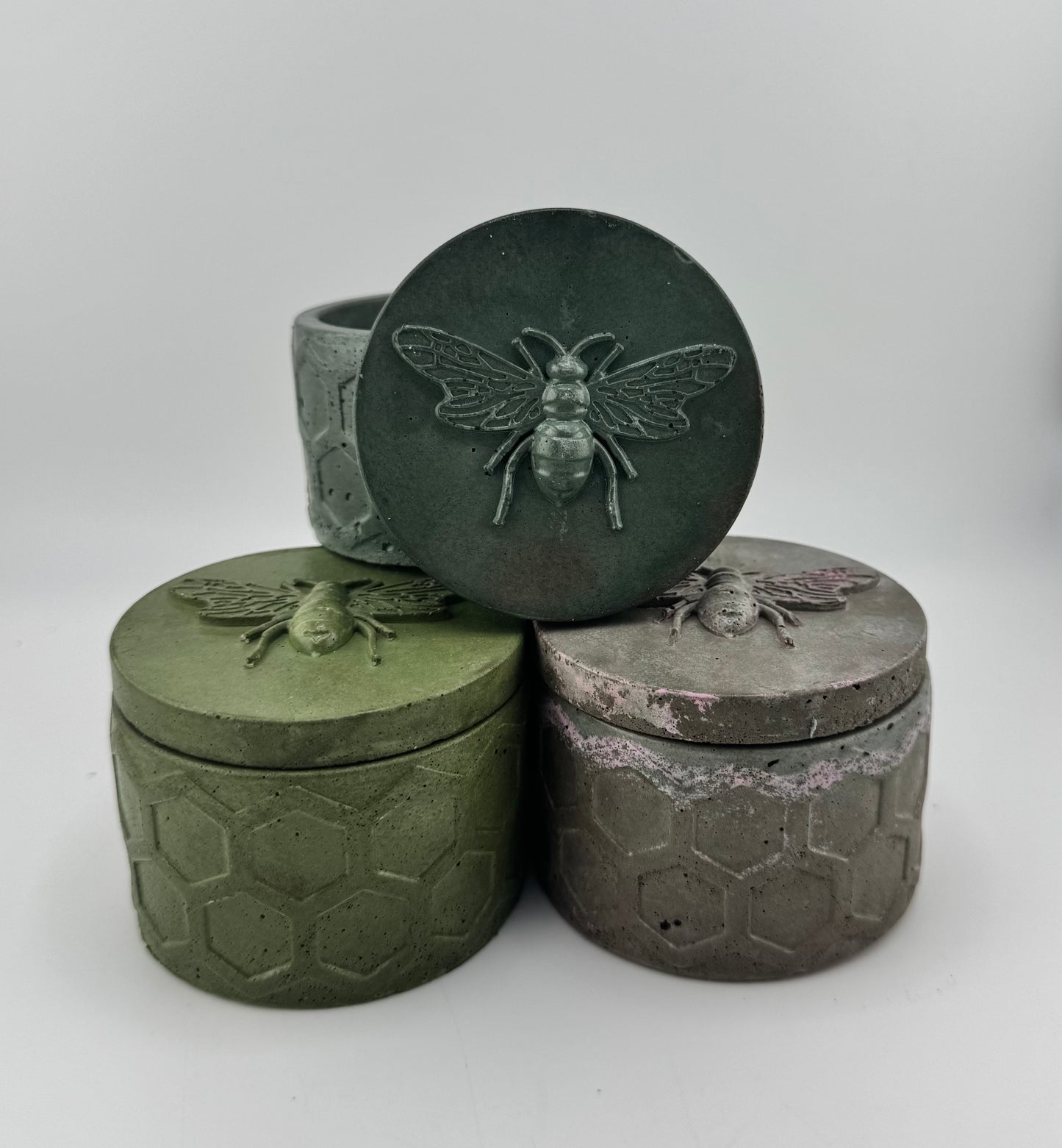 Honey Bee Jar with Lid