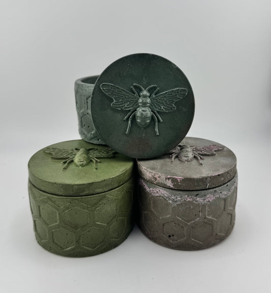 Honey Bee Jar with Lid