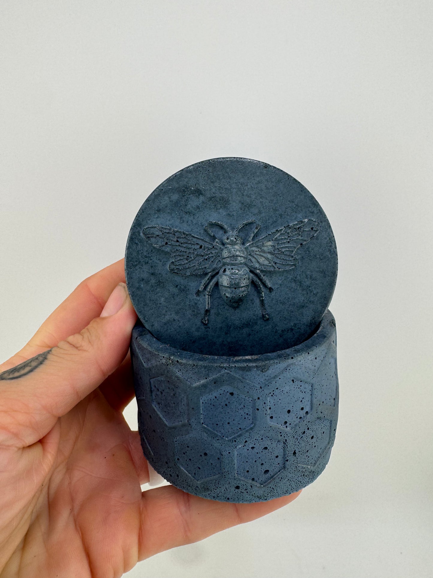 Honey Bee Jar with Lid