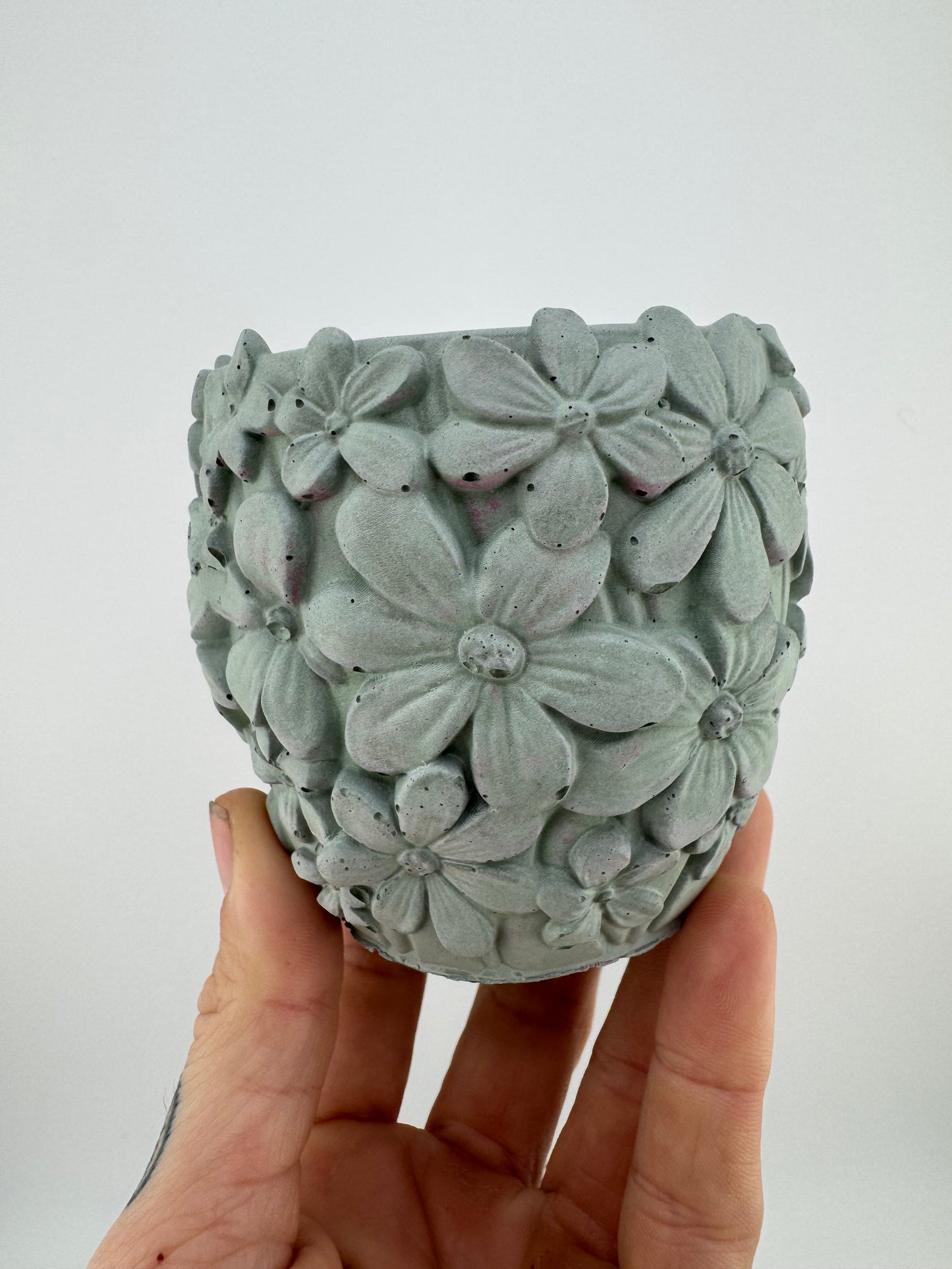 3D Flowers Pot