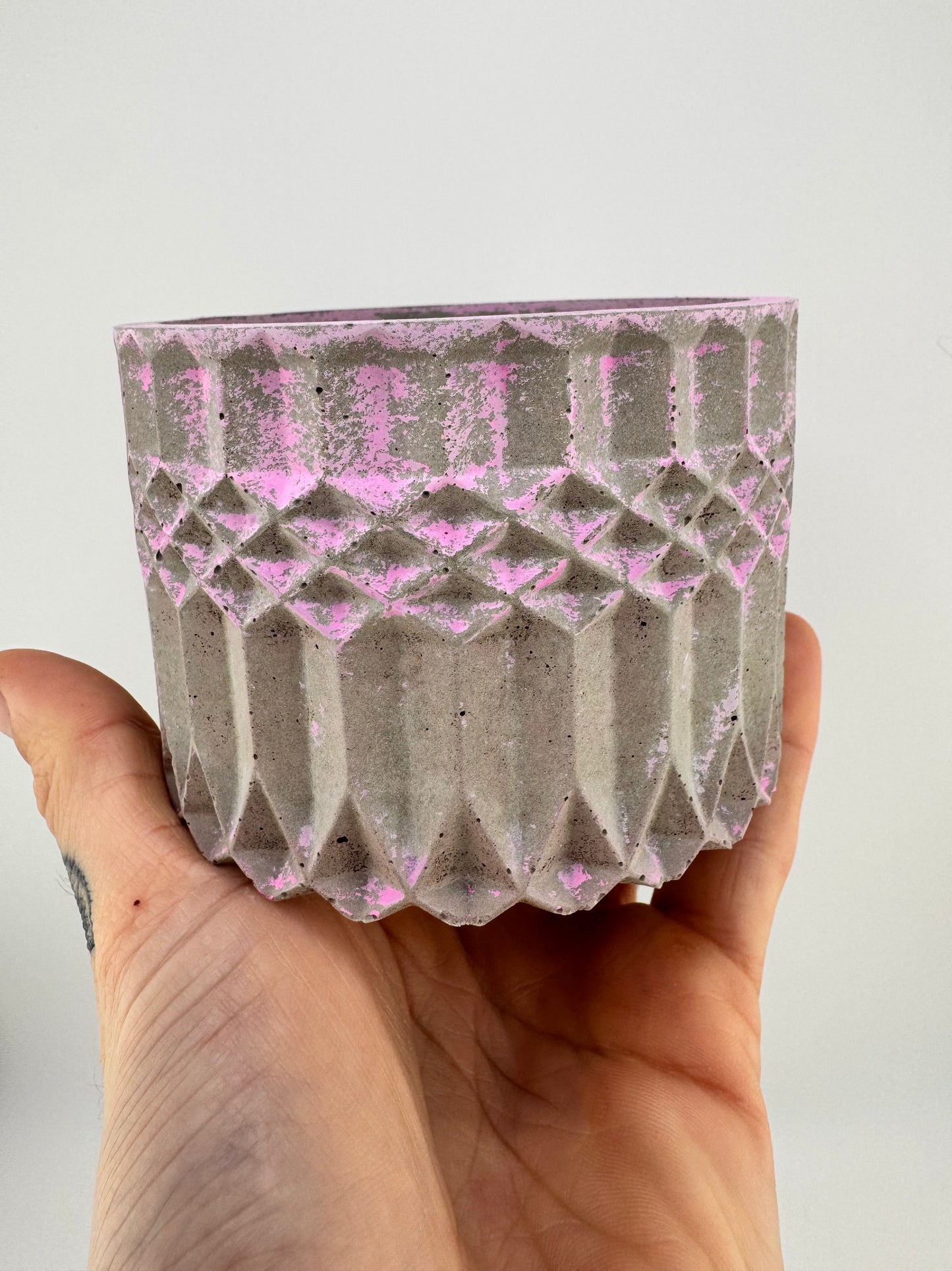 Geometric Crystal Pot