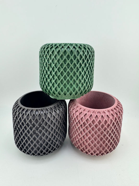 Mini Basket Weave Pot