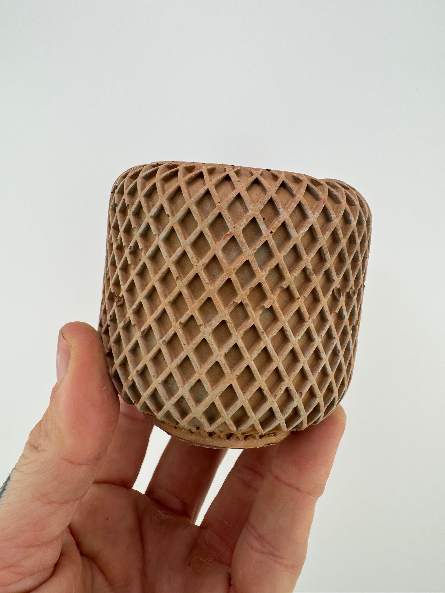 Mini Basket Weave Pot