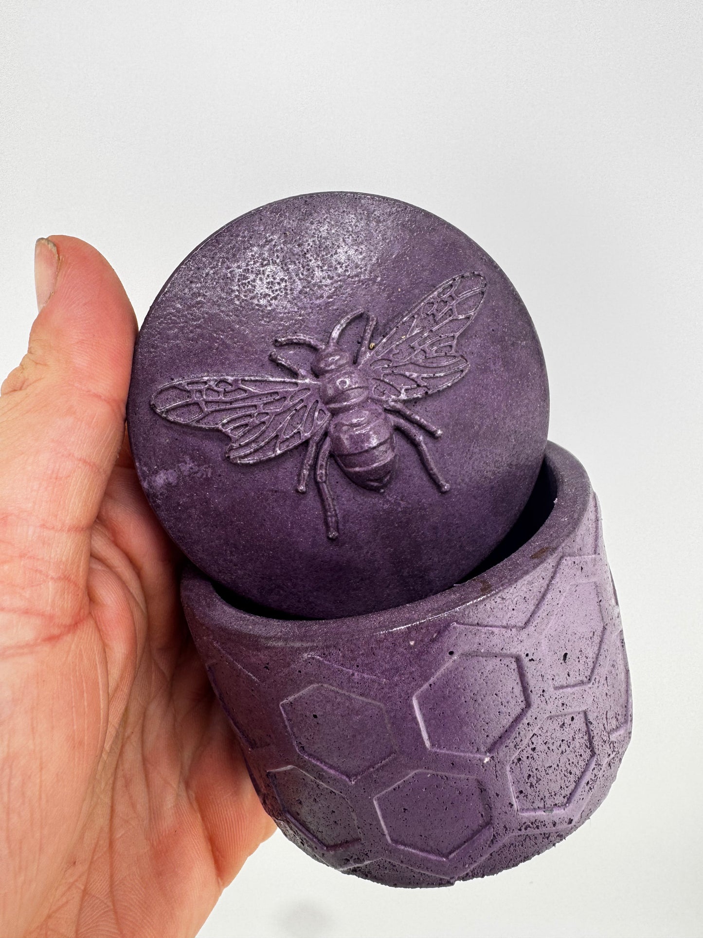 Honey Bee Jar with Lid